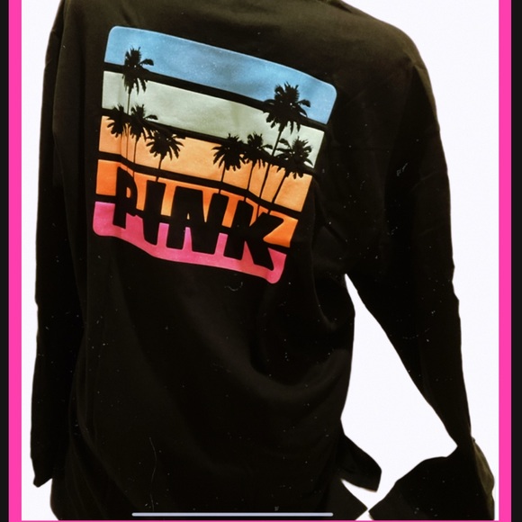 NEW VICTORIAS SECRET PINK BLING PULLOVER & SWEATPANTS RARE VTG NET - Picture 4 of 10